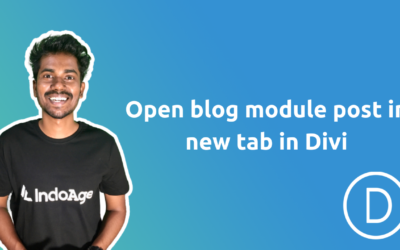 Open a Blog Post in New Tab in Divi
