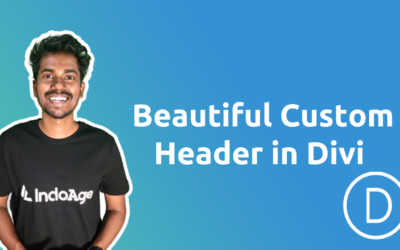 Divi awesome header design – Divi 4.0 theme builder tutorial