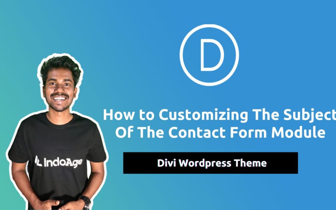 How to Customizing The Subject Of The Contact Form Module
