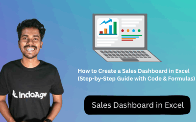 How to Create a Sales Dashboard in Excel (Step-by-Step Guide with Code & Formulas)